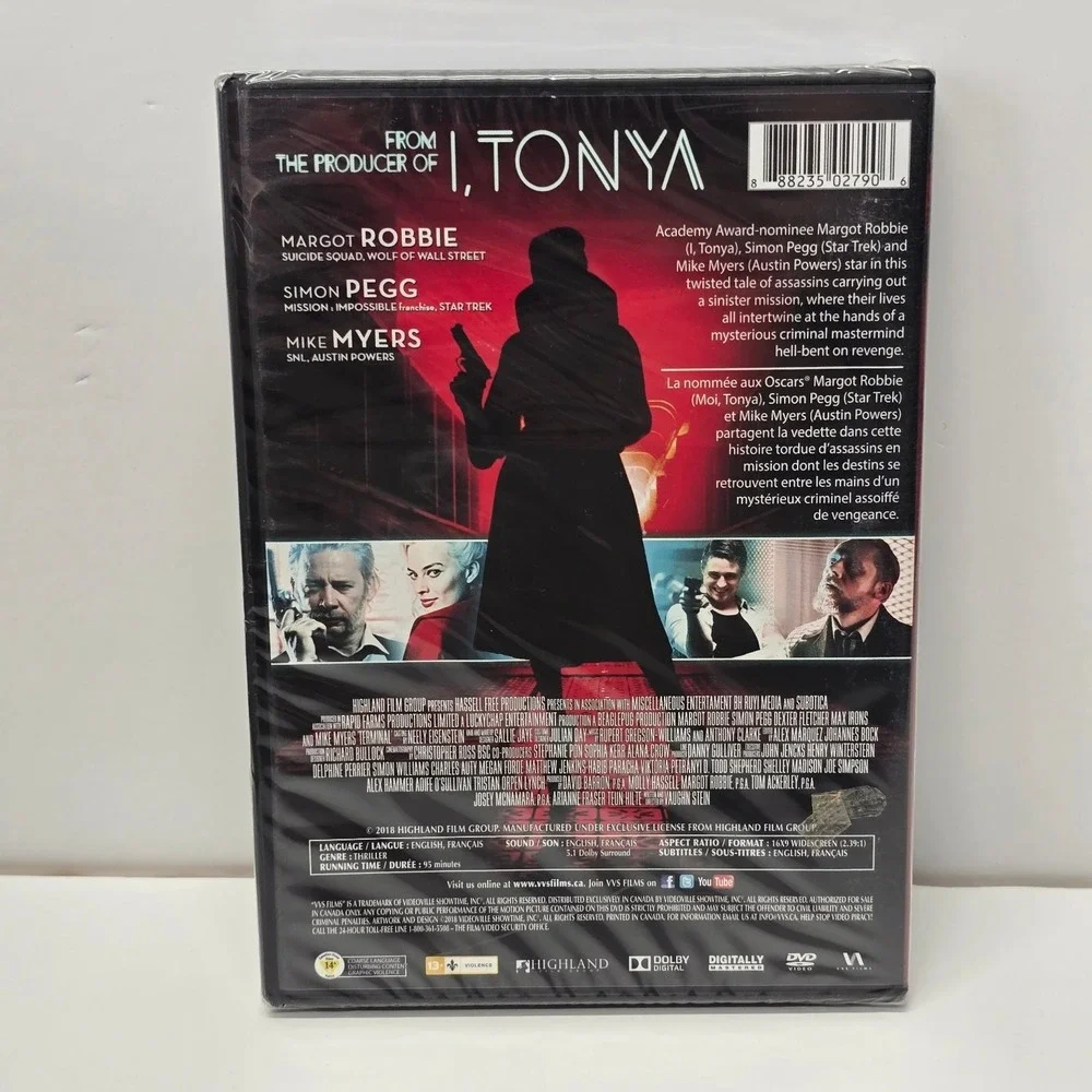 TERMINAL DVD (2018) Margot Robbie Simon Pegg Mike Myers Thriller - Picture 2 of 4